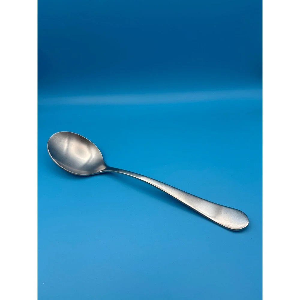 Gourmet Settings Maddox Soup Spoon 18/10 Stainless Steel Satin Flatware Silver